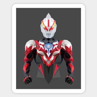 Ultraman Orb Thunder Breastar (Low Poly Style) Sticker